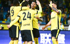 中超戰(zhàn)報(bào)：青島大勝3球，成都領(lǐng)跑，申花失利。