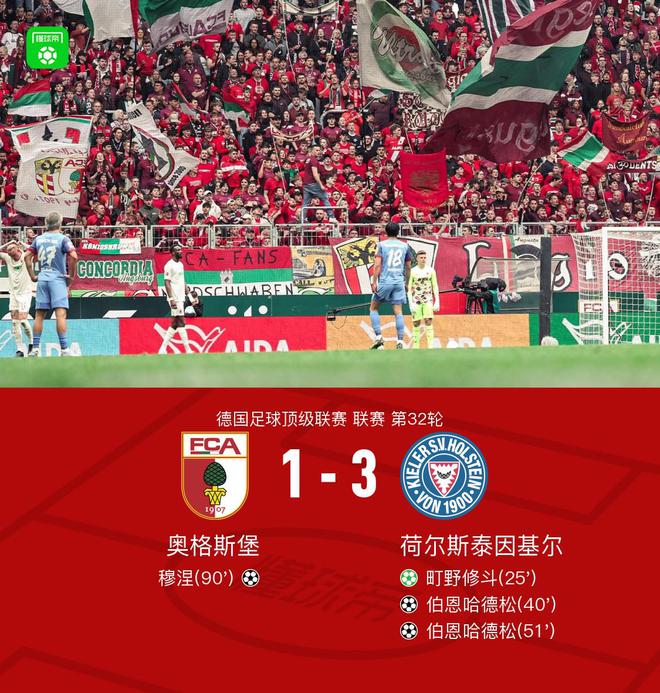 奧基爾1-3，伯恩二度建功，町野點射得勝。