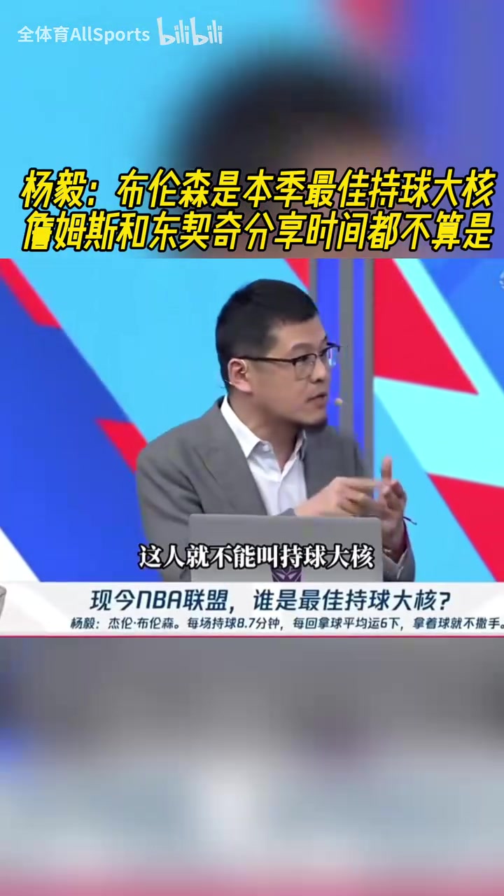 楊毅：布倫森是本季最佳持球大核，詹姆斯和東契奇不配叫持球大核