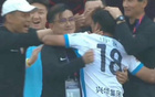 劉浪舟西岸首秀進球，漸入佳境，自勉之。